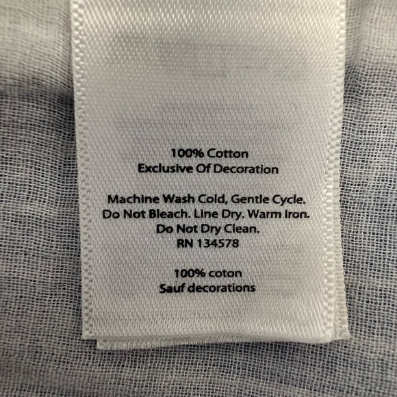 Vineyard Vines Yarn Dye Stripe Embroidered Swing Dress Size: L - Picture 11 of 11